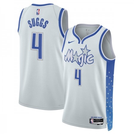 Dres Orlando Magic Jalen Suggs Nike 2025-26 City Edition Bijela Swingman
